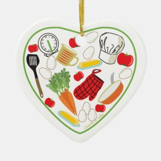 Chef Heart Ornament