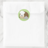 Chef Hedegel Ronde Sticker (Tas)