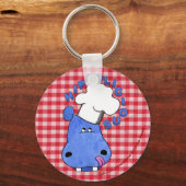 Chef Hippo- Hippolicious Sleutelhanger (Voorkant)