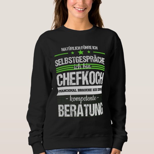 Chef Hobby Chef Profession Chef Gezegde Trui (Voorkant)