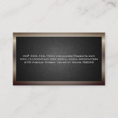 Chef Hoed en Spatels | Koken Logo Visitekaartje (Achterkant)