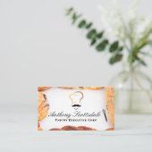 Chef Hoed Icoon | Gebak Visitekaartje (Staand voorkant)