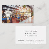 Chef Hoed Logo | Restaurant Eetgedeelte Visitekaartje (Voorkant / Achterkant)