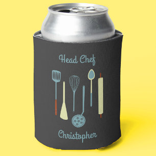 Chef hoofd Gepersonaliseerd Blikjeskoeler