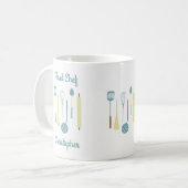 Chef hoofd Gepersonaliseerd Koffiemok (Voorkant links)