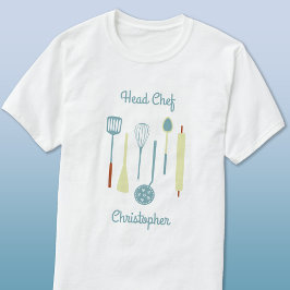 Chef hoofd Gepersonaliseerd T-shirt