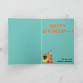 Chef Hoofd in Gat 🎉 Grappige Kok Keuken Kaart (Binnen)