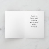 CHEF HUMOR *BROTHER* OP UW BIRTHDAAGSE KAART (Binnen)