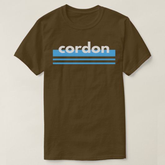 Chef Humor Cordon Bleu T-shirt (Design voorkant)