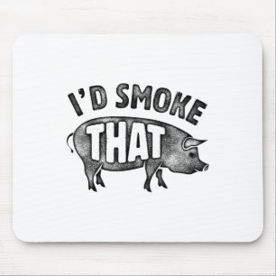 Chef ID Smoke That Pig Pork BBQ Barbecue Mannen Vr Muismat