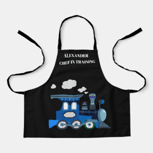 Chef in Opleiding Blauw en Zwart Schort