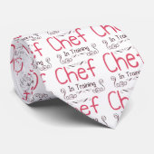 Chef in opleiding stropdas (Opgerold)