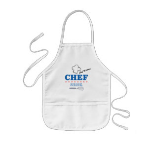 Chef in Training Blue Kinder Schort