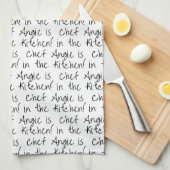 Chef is in de keukenhanddoek (Quarter Fold)