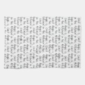 Chef is in de keukenhanddoek (Horizontaal)