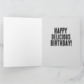 CHEF ITALIAANS GEHAKTBAL GRAPPIG VERJAARDAG WENSKA KAART (Binnen)