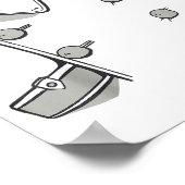 Chef Jacket Chef Costume Cook Cooking Funny Chef G Poster (Hoek)