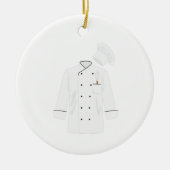 Chef Jacket Keramisch Ornament (Voorkant)