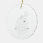 Chef Jacket Keramisch Ornament (Links)