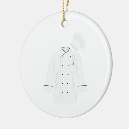 Chef Jacket Keramisch Ornament (Links)