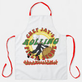 Chef Jay's Rolling Pizza Stone Apron Schort (Voorkant)