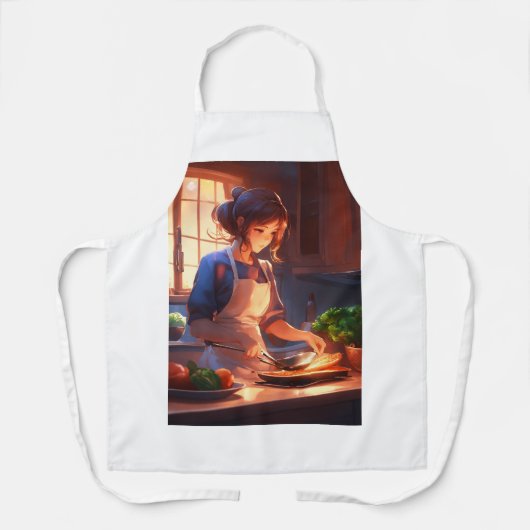 Chef jurk schort (Voorkant)