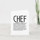 Chef Kaart (Voorkant)