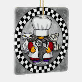 Chef-kabouter Keramisch Ornament (Rechts)