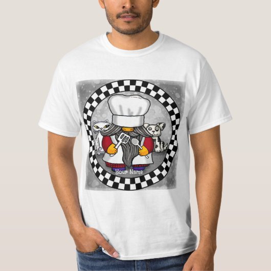 Chef-kabouter T-shirt (Voorkant)
