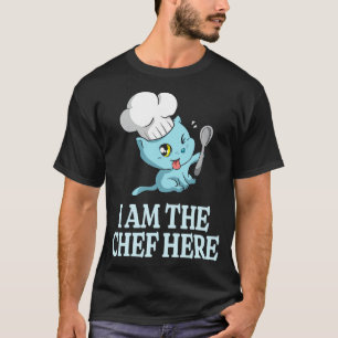 Chef Kat Funny Cook Cat Lover Cooking T-shirt