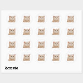 Chef-Katze -  Ronde Sticker (Vel)