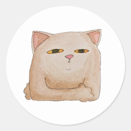 Chef-Katze -  Ronde Sticker