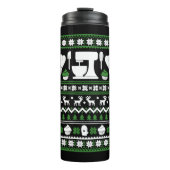 Chef-kersttShirt Thermosbeker (Voorkant)