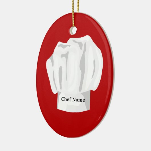 Chef-kerstversiering Keramisch Ornament (Links)