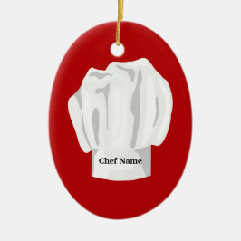Chef-kerstversiering Keramisch Ornament