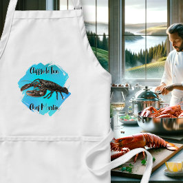 Chef Keuken Kreeft Zak Bib Apron Op Maat Standaard Schort