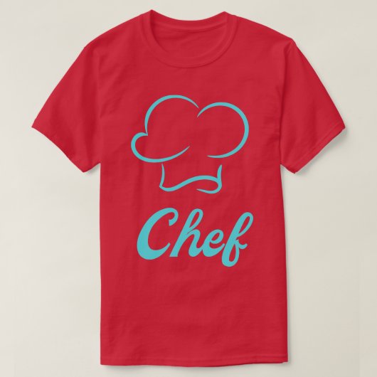 Chef Keuken Pet Koken T-shirt (Design voorkant)