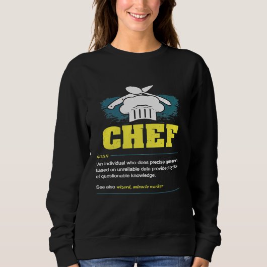 Chef Keuken Werkkleding Restaurant Kantine Trui (Voorkant)
