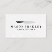 Chef | Keukenmes Visitekaartje (Voorkant)