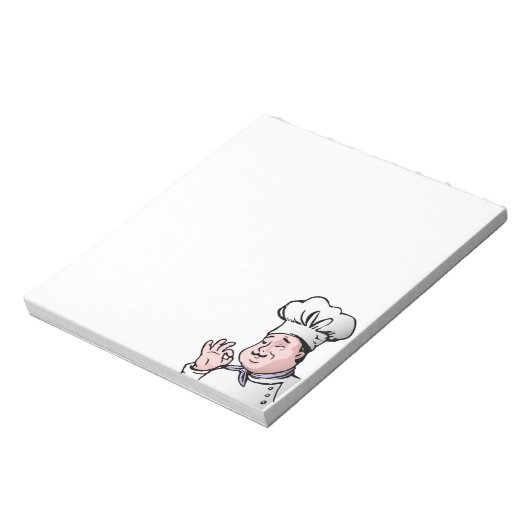 Chef keurt goed notitieblok (Linkerzijde)