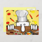 Chef Kilroy Briefkaart (Voorkant / Achterkant)