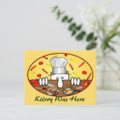 Chef Kilroy Briefkaart 2 (Staand voorkant)