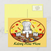 Chef Kilroy Briefkaart 2 (Voorkant / Achterkant)