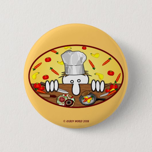 Chef Kilroy Button (Voorkant)