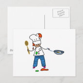 Chef-Kind Briefkaart (Voorkant / Achterkant)
