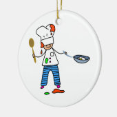 Chef-Kind Keramisch Ornament (Links)