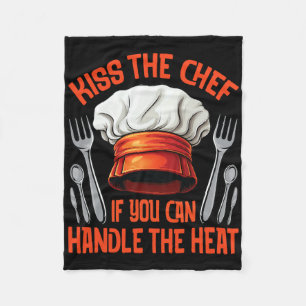 Chef Kiss Kookenthousiast Grillen Roken Fleece Deken