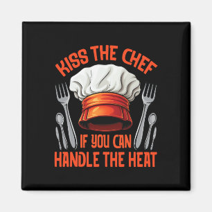 Chef Kiss Kookenthousiast Grillen Roken Magneet