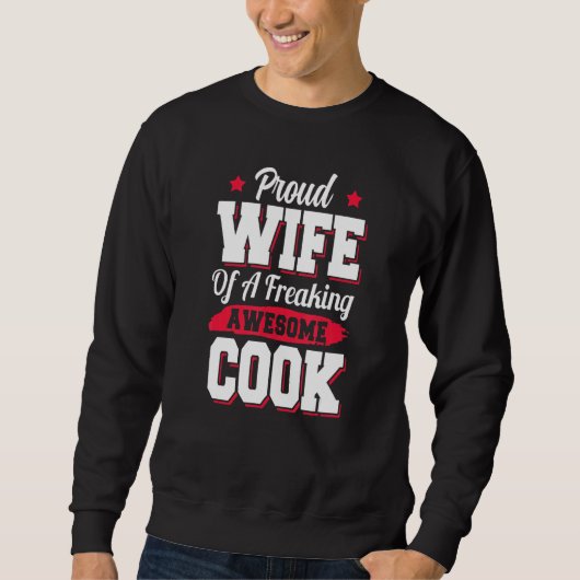 Chef Kitchen Cooking Wife Trui (Voorkant)