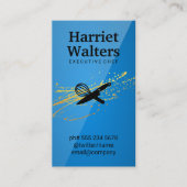 Chef Kitchen Knife en Whisk Visitekaartje (Voorkant)